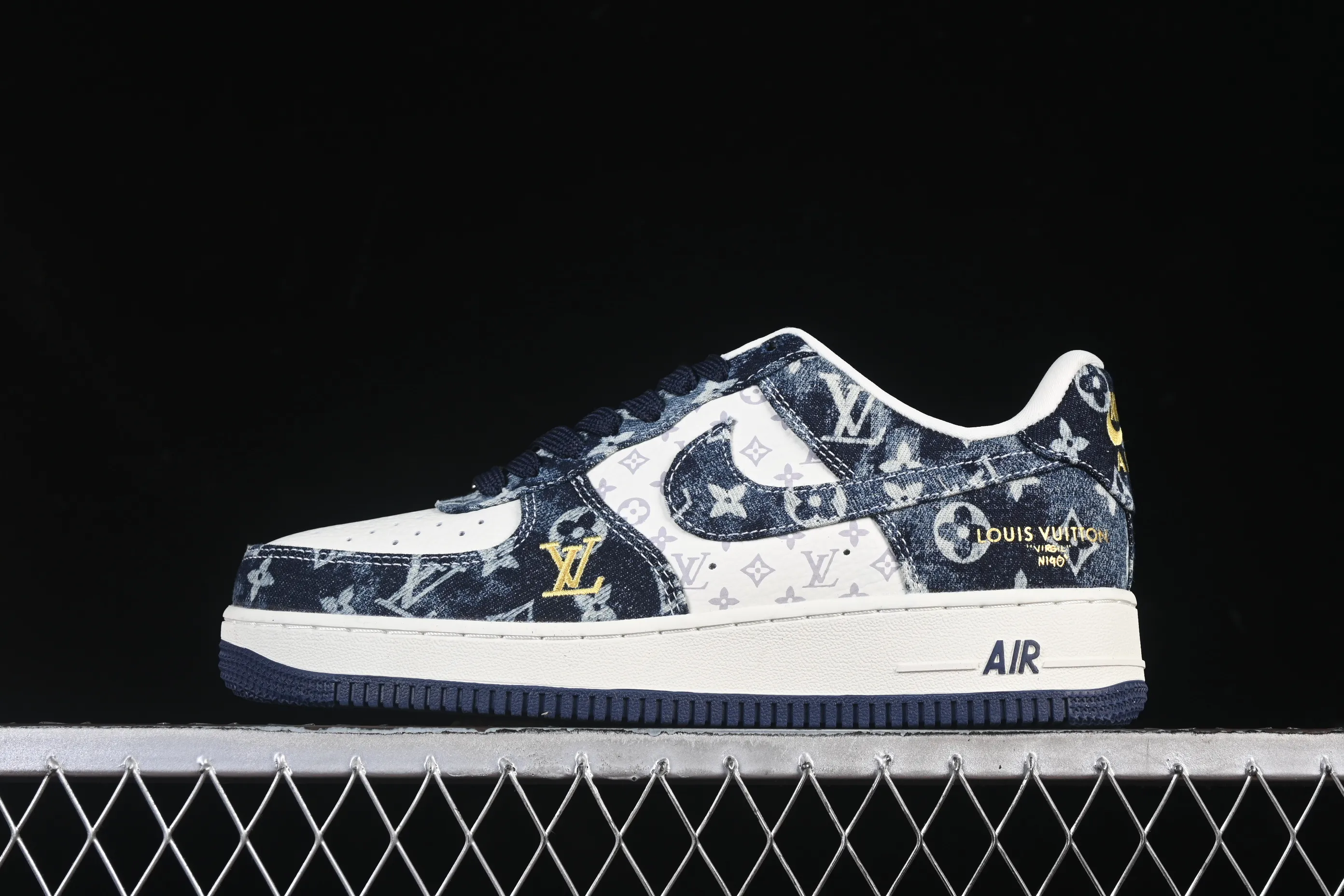All categories Nk Air Force 1 Air Force series Nk Air Force 1 Low Air Force low-top Nike Air Force 1'07 Low LV joint white ink blue Air Force 1 low-top casual sneakers YF9511-820